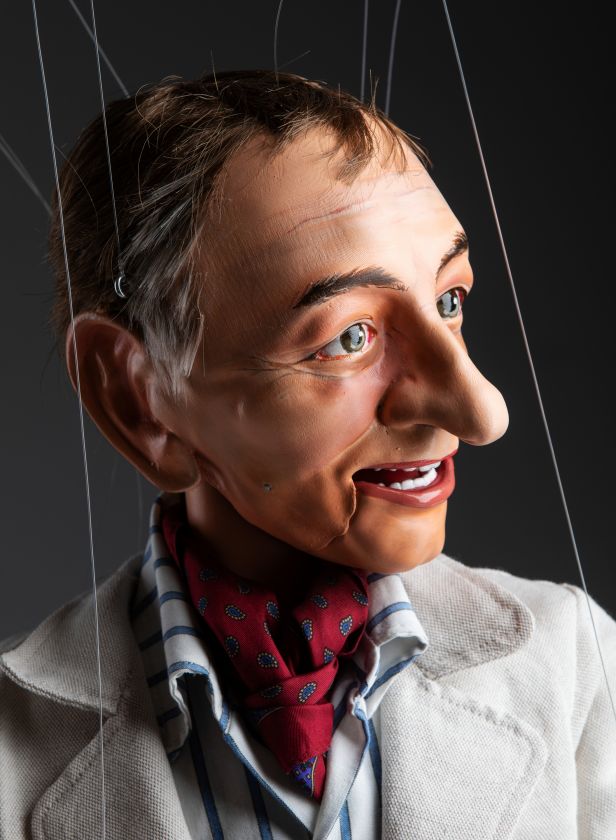 Modello 3D di un uomo con un grande naso