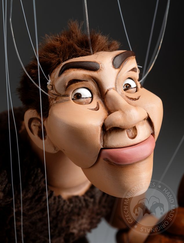Caveman - Marionnette originale sculptée à la main