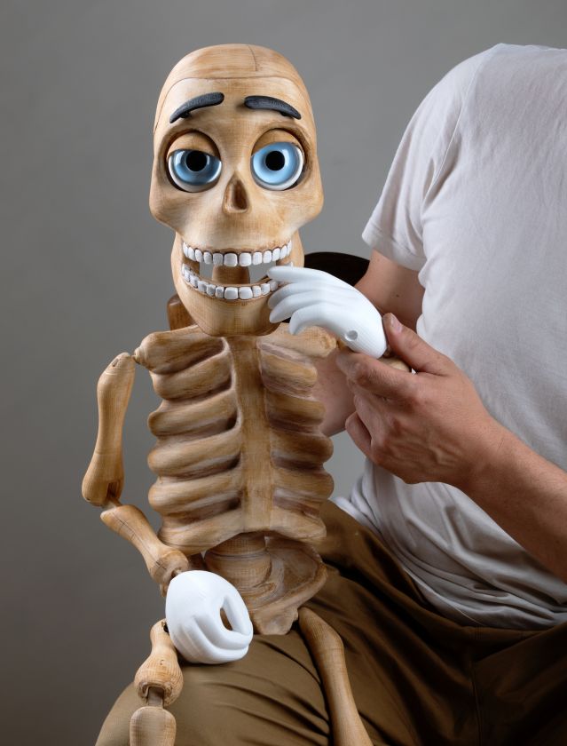 Donnie The ultimate ventriloguist puppet skeleton
