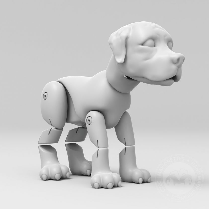 Hund 3D Modell