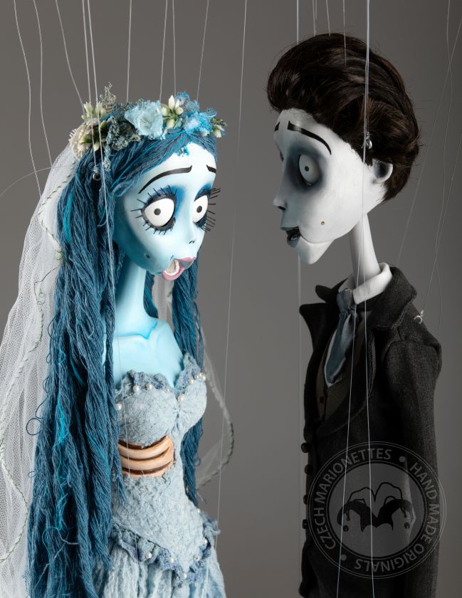 Corpse Bride - Custom-Made Marionettes 24 inches tall, movable parts