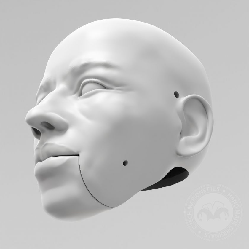 3D-Modell von Bob Marley Kopf für 3D-Druck
