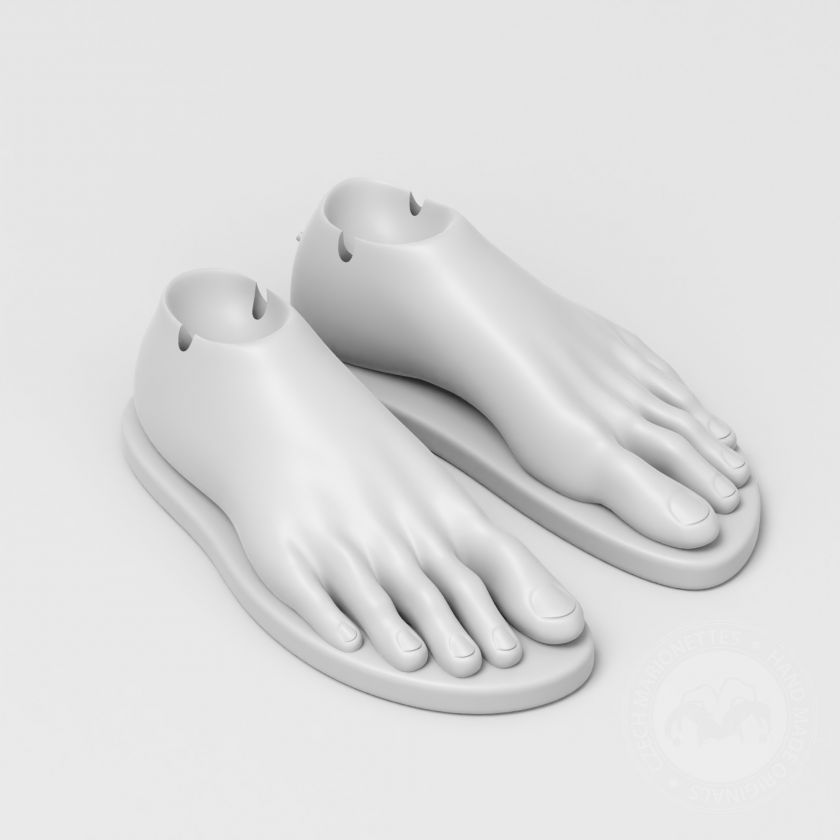 3D Model flip flops (for 3D printing)