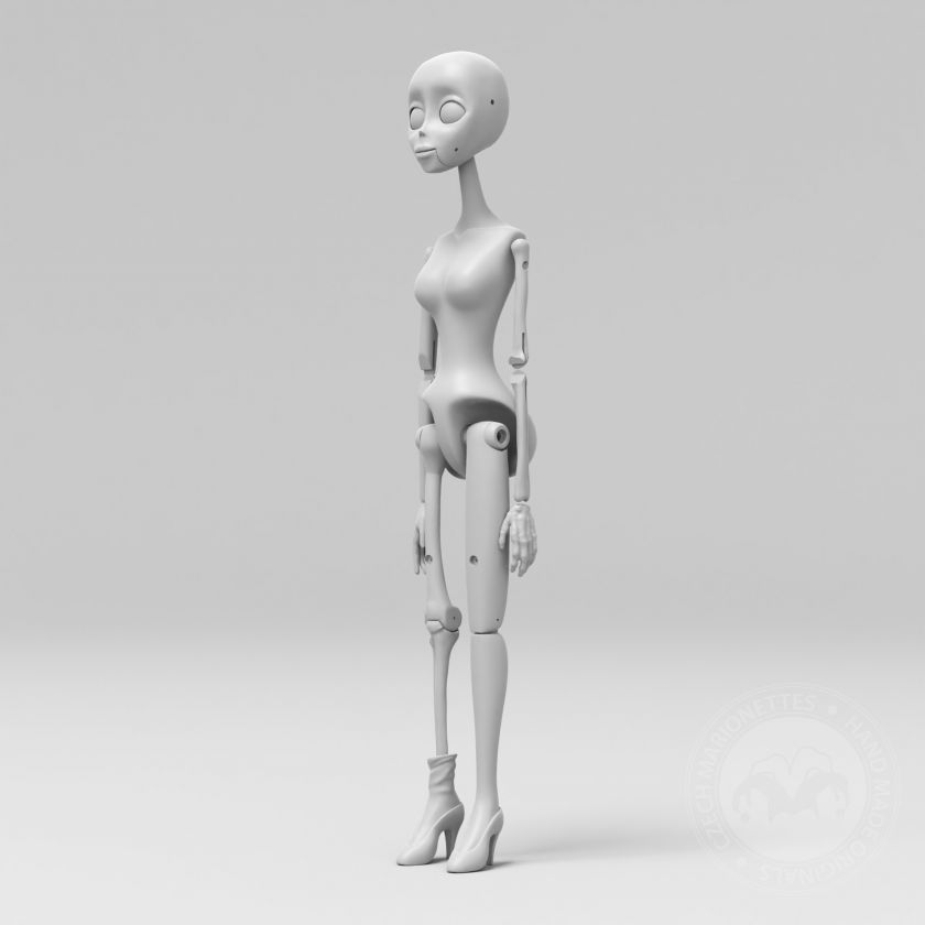 Loutky z filmu Mrtvá Nevěsta , loutky pro 3D tisk