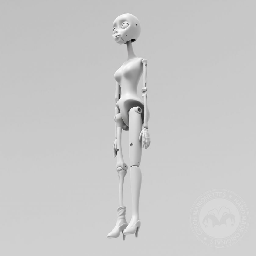 Loutky z filmu Mrtvá Nevěsta , loutky pro 3D tisk