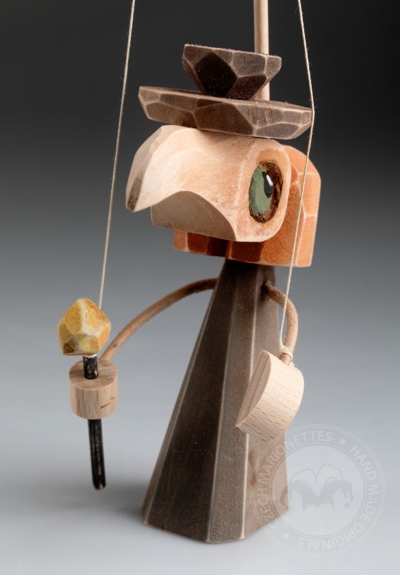 Morový doktor - Wooden Standing Puppet