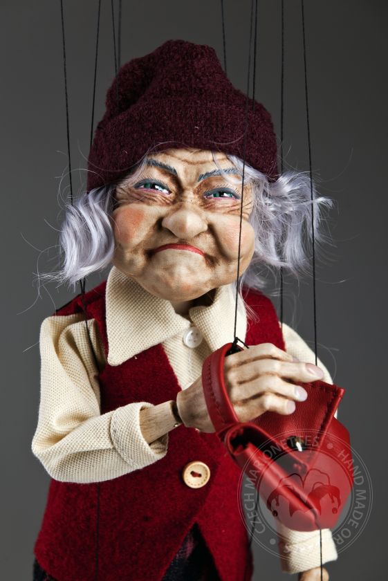 Fanny Old Lady Marionette Puppet