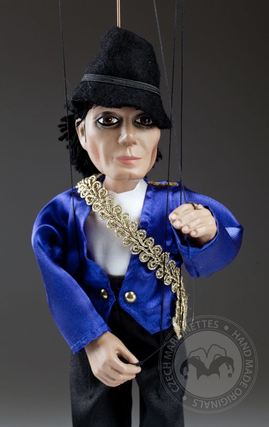 unique handmade from CZECH rep. MARIONETTE 13 in MICHAEL JACKSON PUPPET 