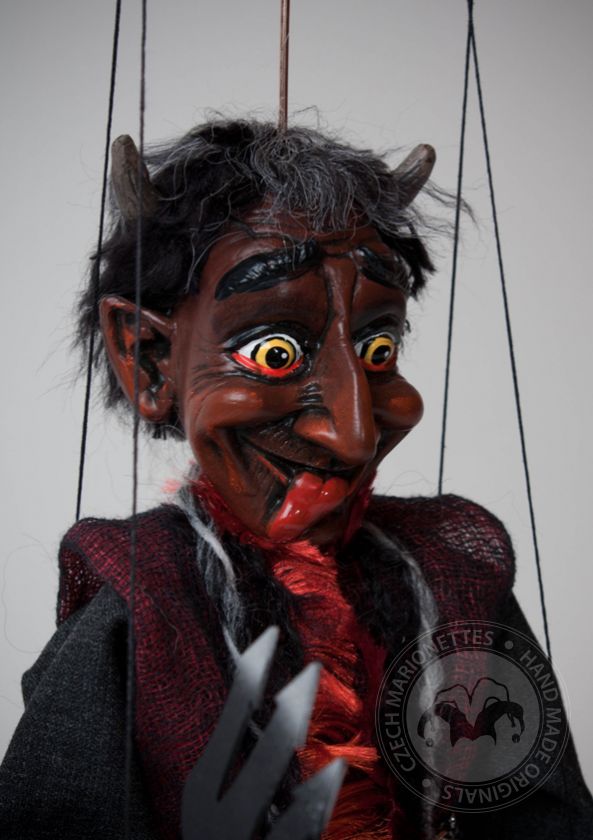 Teufel tschechische Marionette