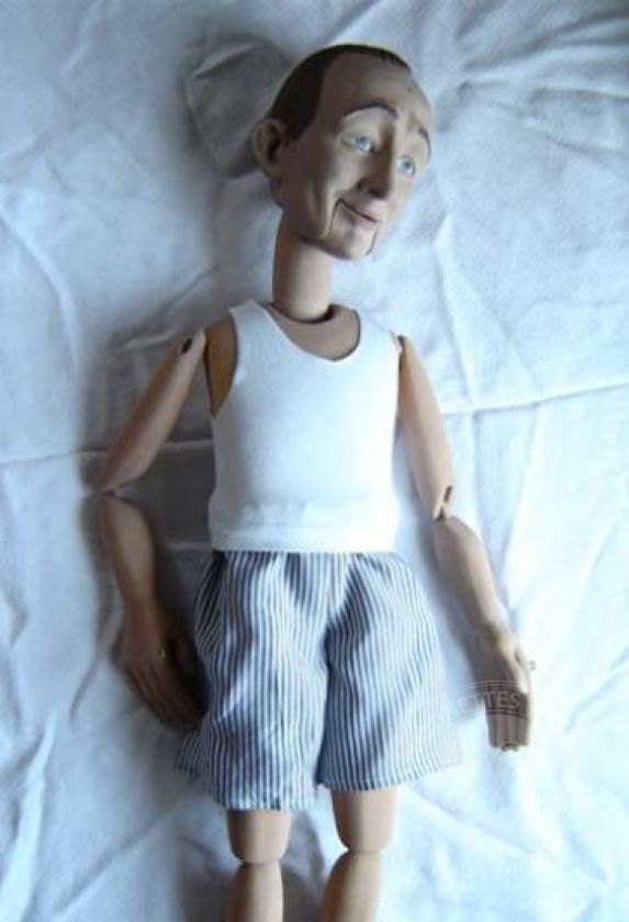 Bing Crosby – marionetta personalizzata realizzata sulla base di una foto