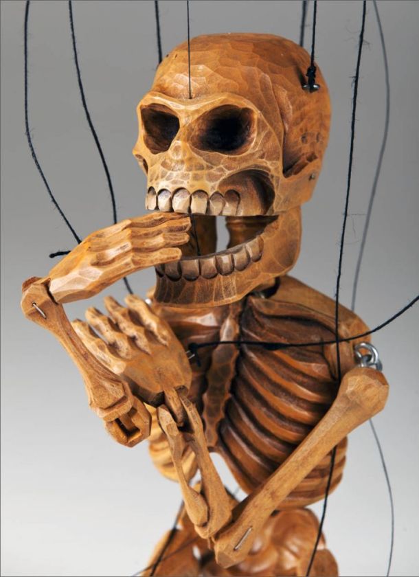 Make a Skeleton Marionette 5 - Stringing it up for the easy way Make a Skeleton Marionette 5 - Stringing it up for the easy way