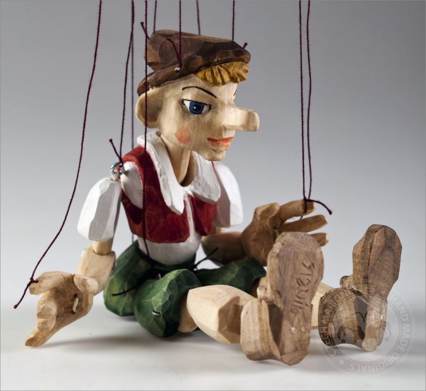 Kleine Pinocchio Puppe