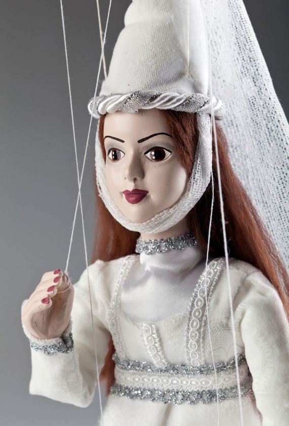 Vintage Bonum  Puppet Marionette Handpainted 