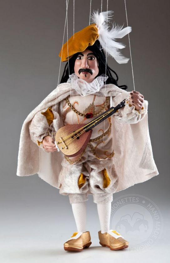 Ukulele Player Czech Marionette Puppet