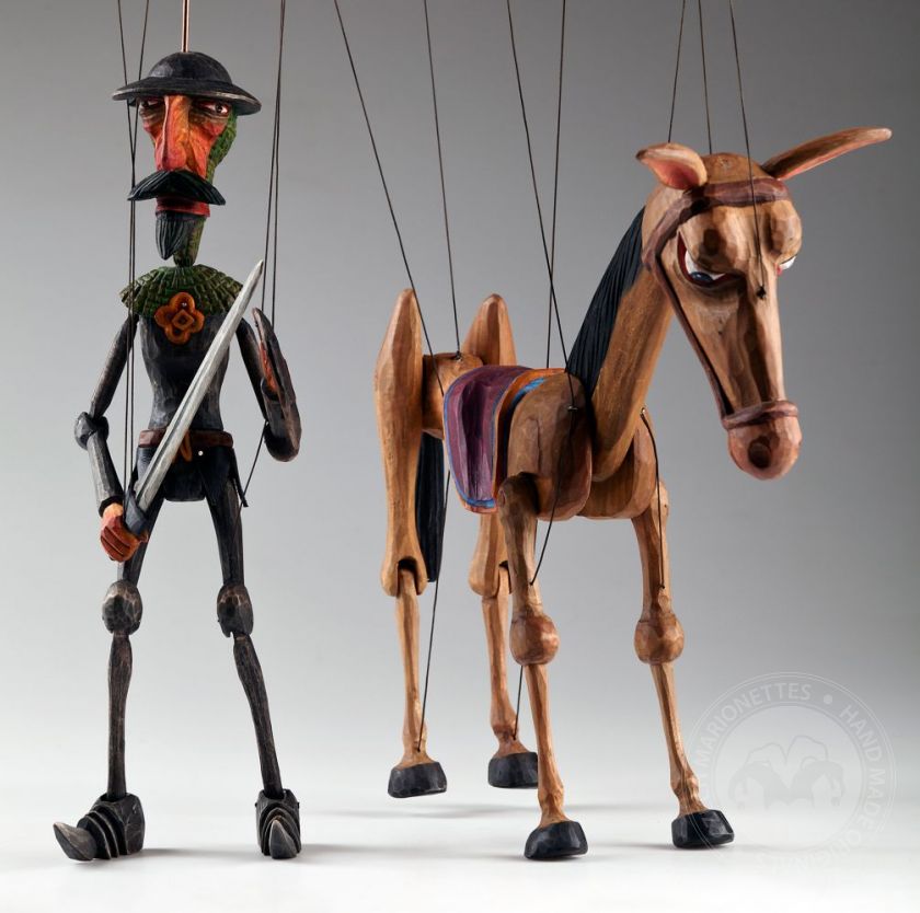 Don Quijote and Rocinante Horse