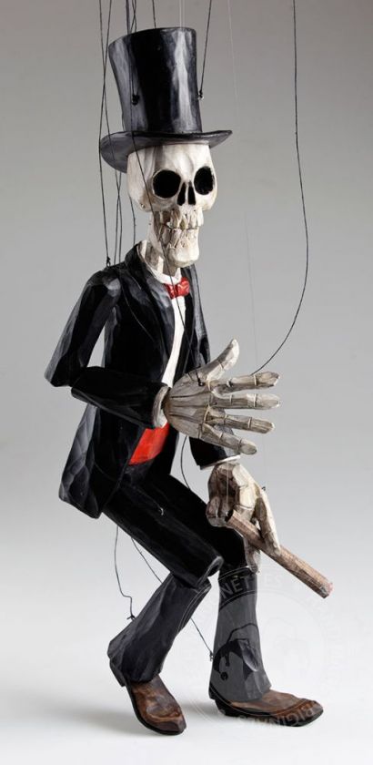 Marionnette Squelette Gentleman