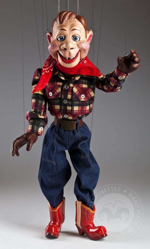 Howdy Doody, Inspector et Mistr Bluster! Répliques de célèbres marionnettes du XXe siècle