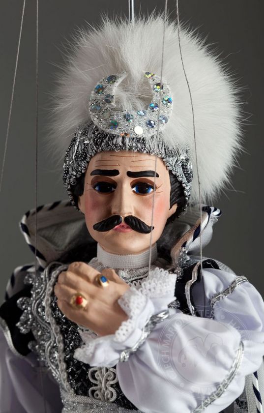 Black prince - a string puppet in a beautiful costume