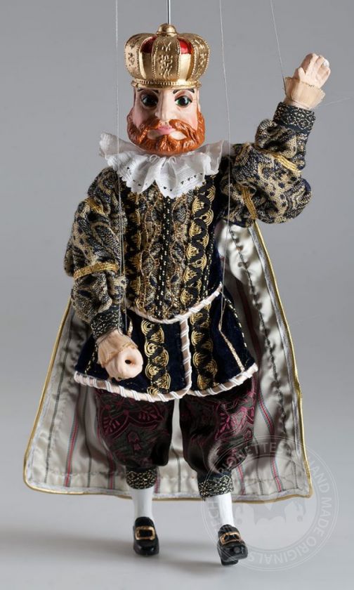 King Rudolf - une marionnette de conte de fées