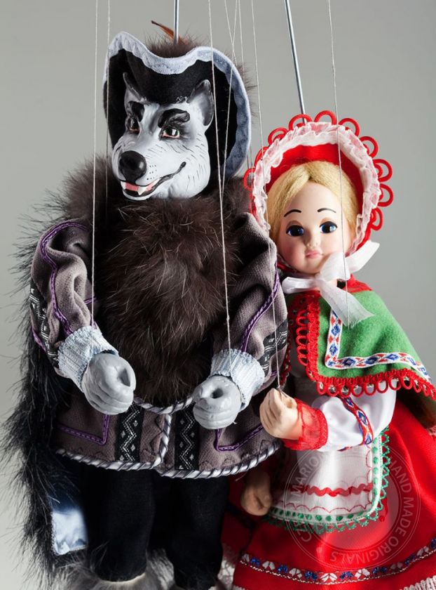 Little Red Riding Hood And Wolf Marionettes Marionettes Cz