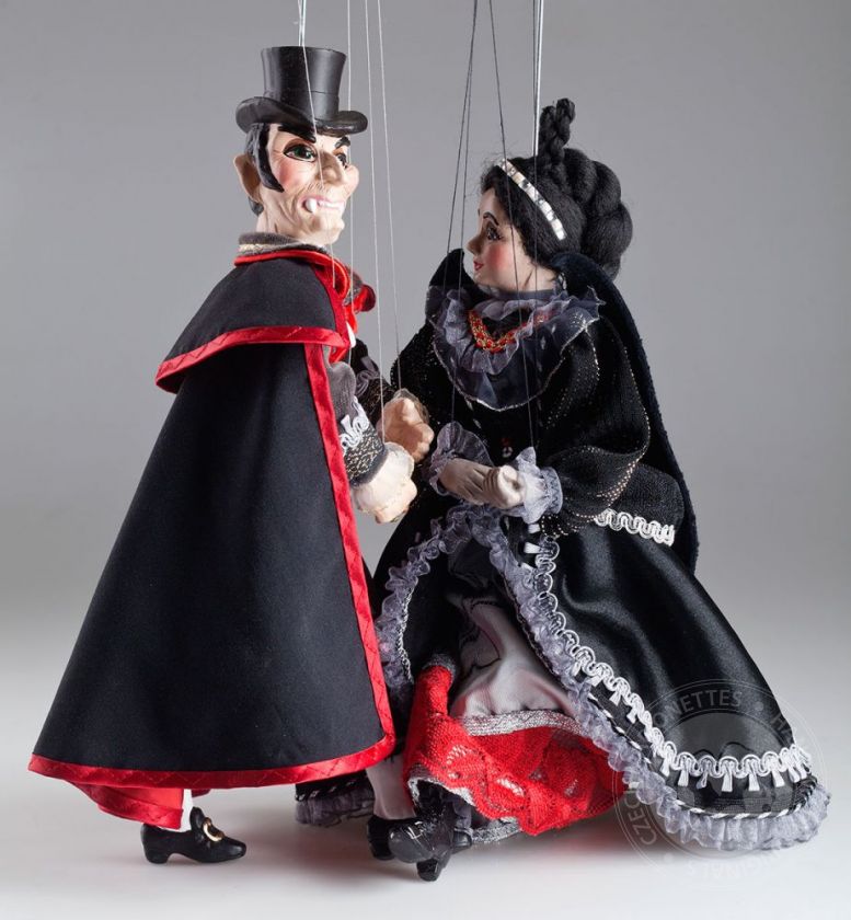 Mr. and Mrs. Dracula Marionettes