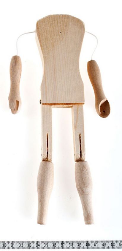 Marionette making: Female body 26 cm