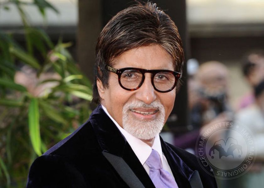 Loutky podle Amitab Bachchana pro indickou reklamu