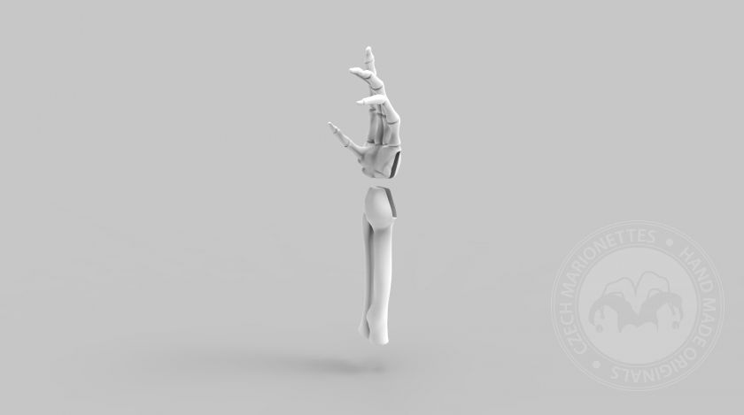Skeletthände 3D Modell für den 3D-Druck