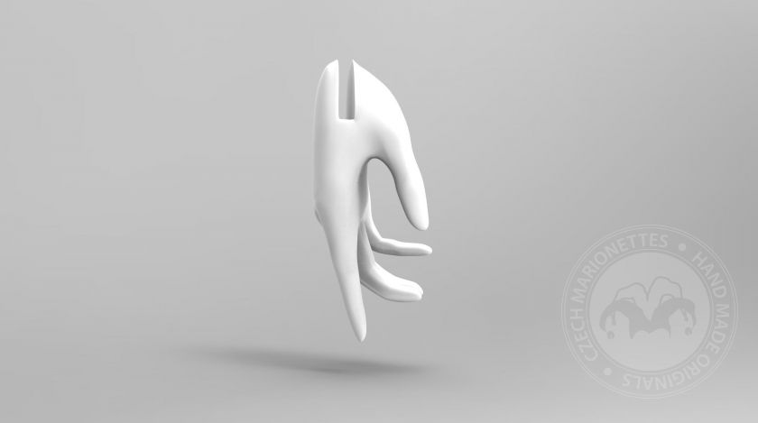 Modèle 3D de mains de femme minces pour impression 3D