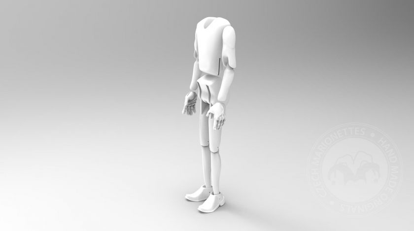 3D Modèle du corps d'un homme mince pour l'impression 3D