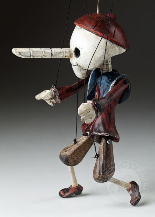 Superstar „Toter“ Pinocchio + Spezieller Marionettenständer