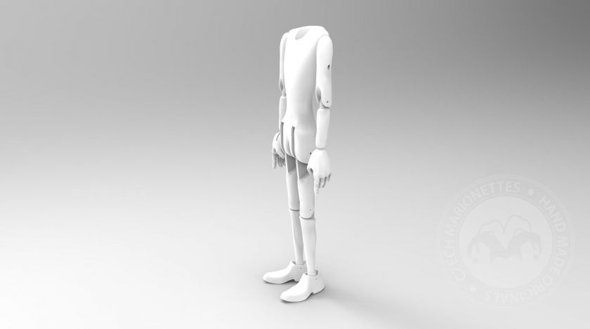 3D Modèle du corps d'un homme grand pour l'impression 3D