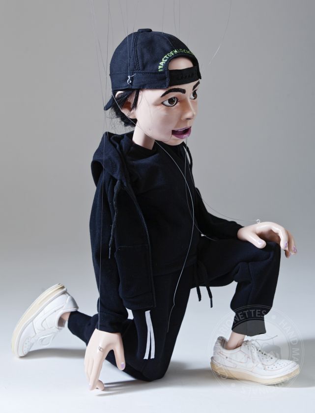 Custom-made marionette made based on a photo - 24 inches (60 cm) - movable eyes, movable mouth