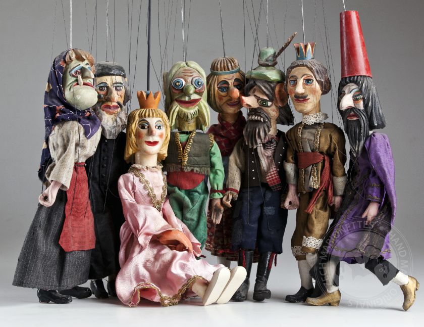 Josef Lada Kollektion - antike Marionetten