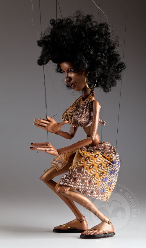 Afro Tänzer - Performance Marionette
