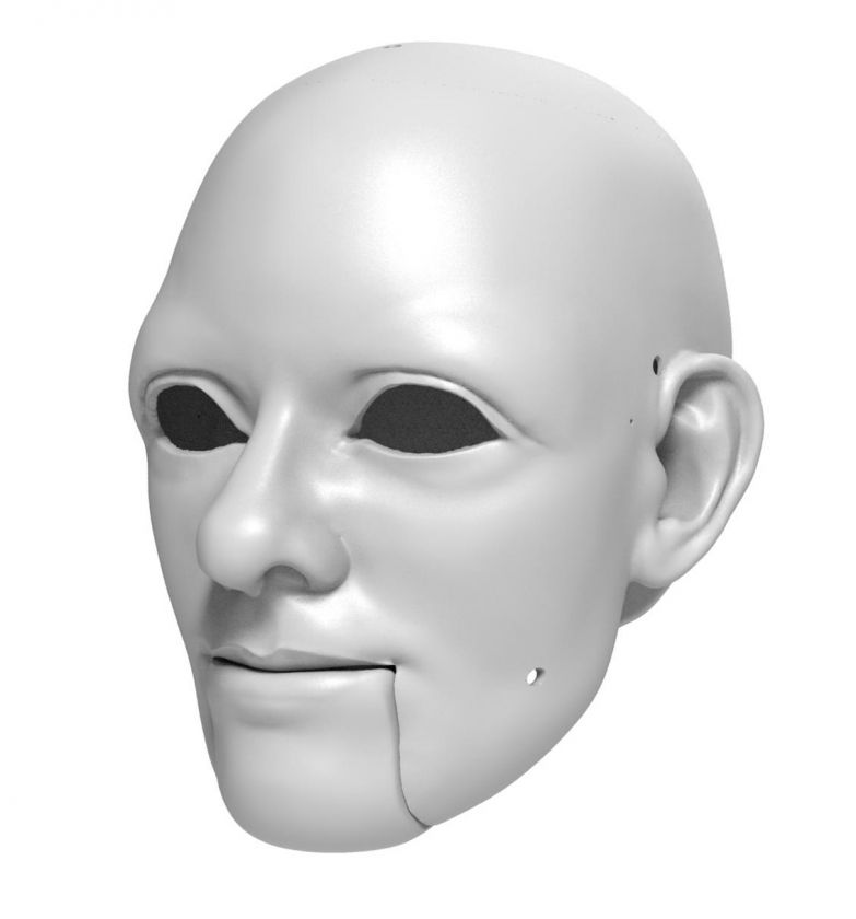 Ehrlicher Mann 3D Kopfmodel für den 3D-Druck