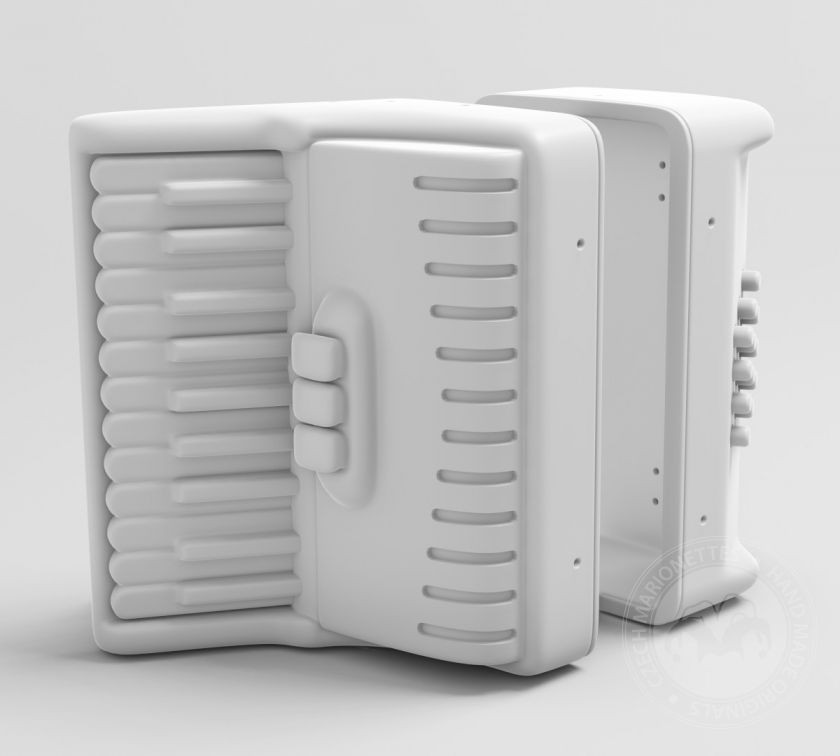 Accordion model for 3D printing