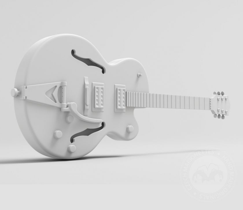 Elektrische Gitarre Model für den 3D-Druck