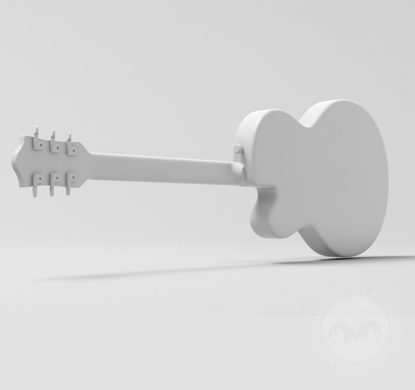 Modèle de Guitare électrique pour l'impression 3D