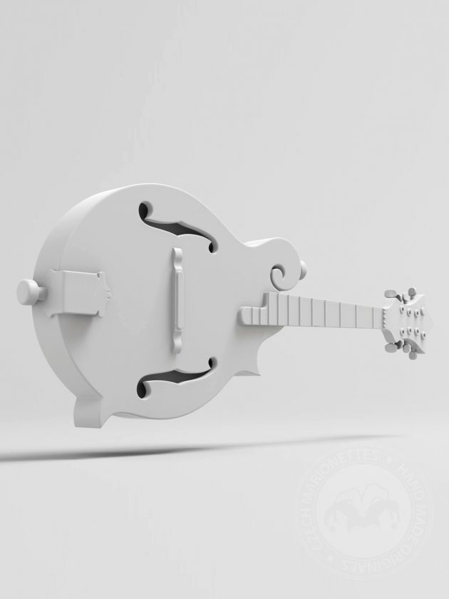 Mandolinemodel für den 3D-Druck