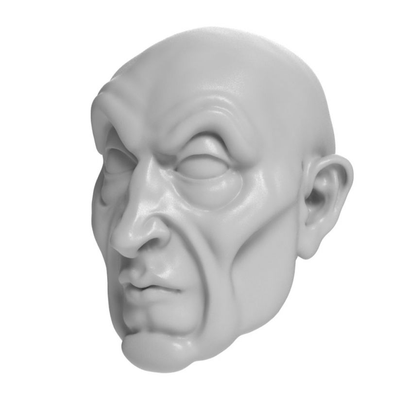 3D Model Claude Frollo pro 3D tisk 130 mm