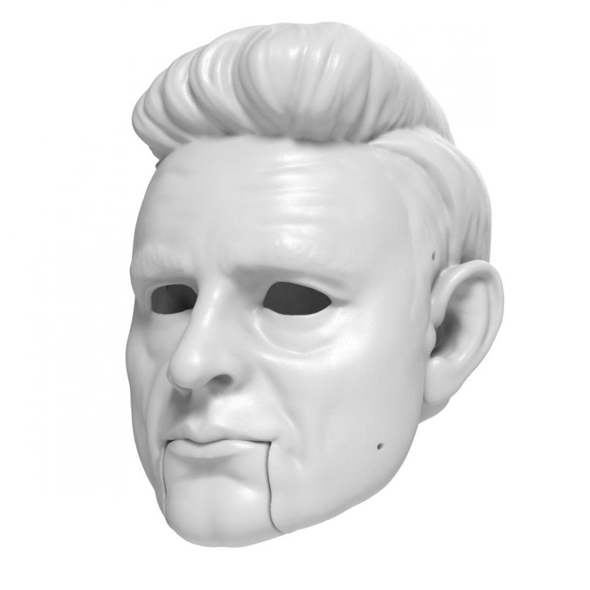 Johnny Cash - Kopfmodel für den 3D-Druck 150 mm