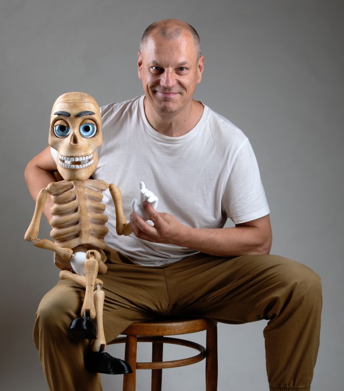 Donnie The ultimate ventriloguist puppet skeleton