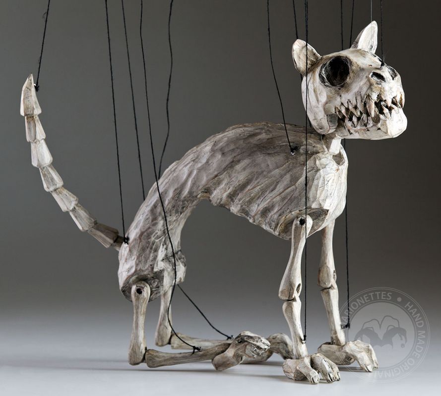 Norbert The Skeleton Cat | Marionettes.cz