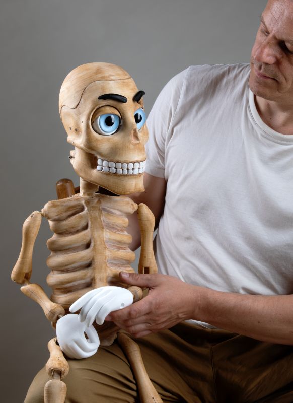 Donnie The ultimate ventriloguist puppet skeleton