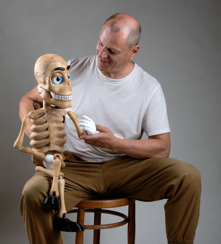 Donnie The ultimate ventriloguist puppet skeleton