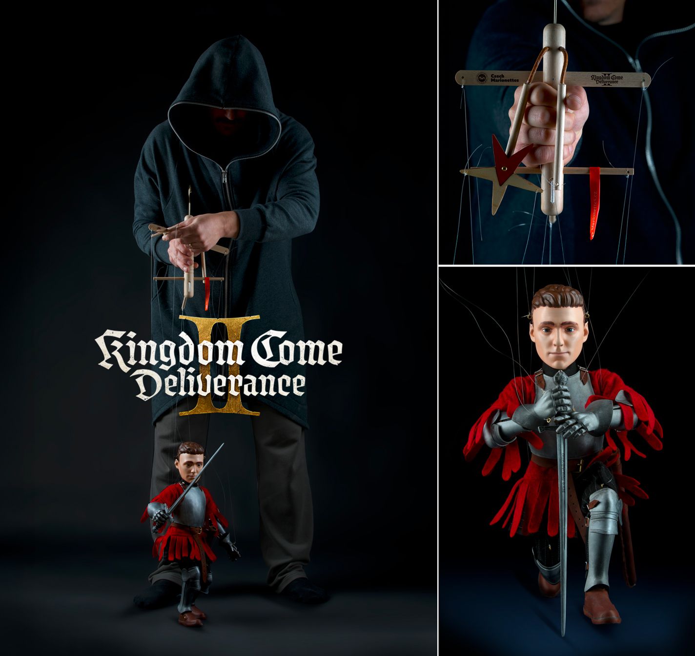 Collectible marionette of Henri from Kingdom Come Deliverance II