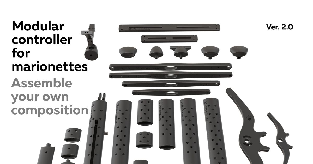 Modular Horizontal Controller for String Puppets