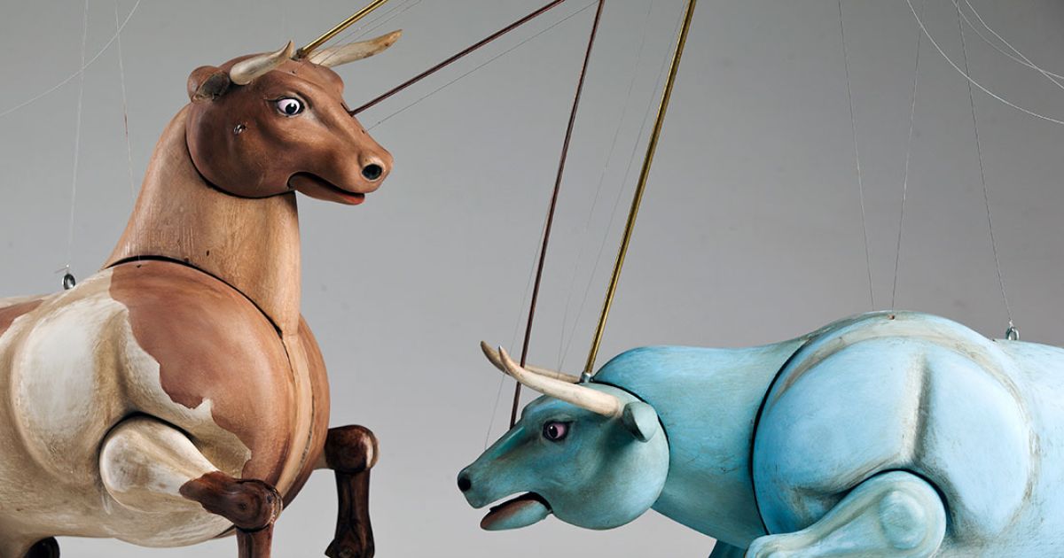 hand carved marionettes