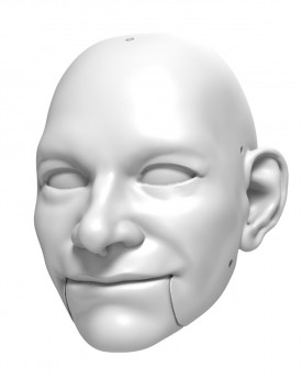 3D Model hlavy Johna Ecka pro 3D tisk